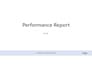 provide a simple editable powerpoint performance report presentation